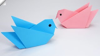 Easy paper birds  DIY paper toys [upl. by Bixler]