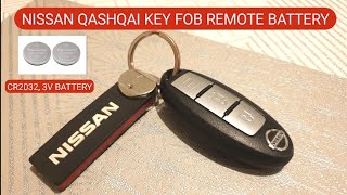 How to Replace a Key Fob Remote Battery on Nissan Qashqai 2018 Nissan Remote Key Fob Battery Change [upl. by Beebe]