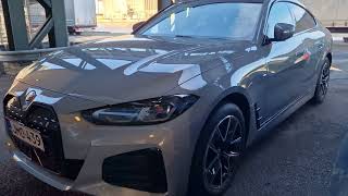 BMW i4 eDrive40 22 brooklyngrey msport 858M 18quot OEM [upl. by Notaek]