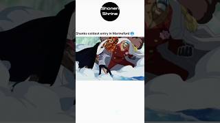 Shanks coldest entry in Marineford🔥onepiece Shanks marinefordarc [upl. by Yelrihs]