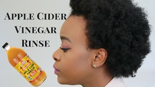 How to Do An Apple Cider Vinegar Rinse on Natural Hair  Laurina Machite [upl. by Demmahum]