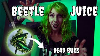 I used dead bugs on my cosplay  Making a BeetleJuice Ball Gown [upl. by Cirdec787]