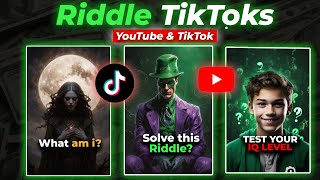 I Found A Viral AI Niche For The TikTok Creativity Program Beta Riddle niche [upl. by Nerty]