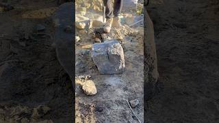 Reclaimed walling 😎⚒️ stonework ytshorts asmrsounds construction handtools [upl. by Calabresi150]