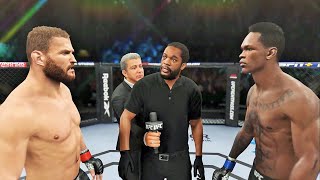 Jan Blachowicz vs Israel Adesanya Full Fight  UFC 4 Simulation [upl. by Alimat]