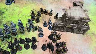 Angmar Vs Fiefdoms and Rohan alliance 650pt battle of Bywater tournament practice  fog of war [upl. by Benita]