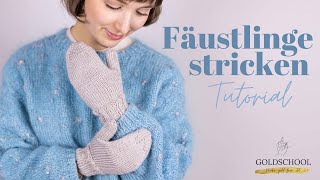 FÄUSTLINGE stricken  Tutorial für Anfängerinnen 🧶 [upl. by Acined]