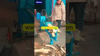 Hydraulic Wood Log Manual Splitter with Simple Operation [upl. by Yboc854]