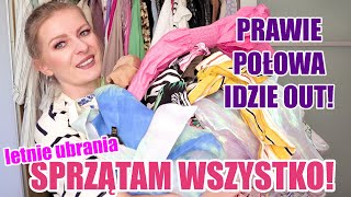 GIGANTYCZNE LETNIE PORZĄDKI W SZAFIE SPRZĄTAM LETNIE UBRANIA LATO 2023 cz9 [upl. by Aivatnohs]