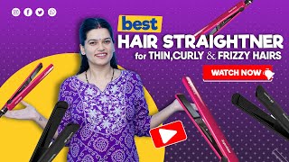 Best Hair Straightener Buying Guide With Top 5 Best Hair Straightener in India 2024 👌 [upl. by Nilved]