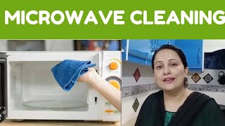 How to easily clean microwaveGreasy and Smelly Oven CleaningMicrowave Cleaning Hack Clutterbug [upl. by Brandyn669]