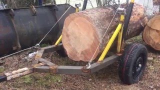 Lunningsvagn  ATV Log Skidder Arch Hauler [upl. by Kuehn936]