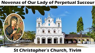 Feast of Our lady of Perpetual Succour  9am 30th Oct 2024  St Christophers Church Tivim [upl. by Gnuhc]