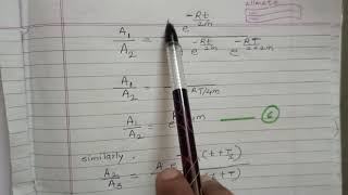 logarithmic decrement [upl. by Anelet]