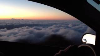 Driving down Haleakala at sunset [upl. by Talanian]