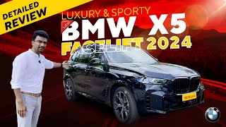 NEW BMW X5 40I M SPORT DETAILED REVIEW MALAYALAM  SUPER LUXURY SPORT SUV 2024  M PERFORMANCE [upl. by Vivienne583]