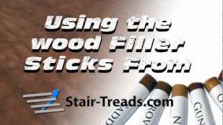 Using TouchUp Sticks on Prefinished Stair Treads [upl. by Llennaj]