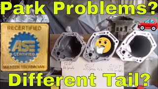 How to ford 4R55E transmission tail housing and park linkage [upl. by Attesoj]