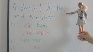 Indefinit Artikel und Negation [upl. by Yecats302]