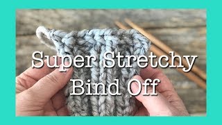 Jenys Surprisingly Stretchy Bind Off  Stretchy Bind Off  Stretchy BO [upl. by Airb]