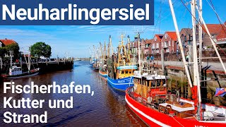 Neuharlingersiel  Zwischen altem Fischerhafen und dem Strand  Ostfriesland [upl. by Nilpik506]