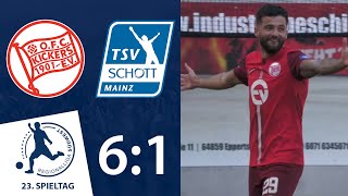 Mainz geht im Main baden  Kickers Offenbach  TSV Schott Mainz  23 Spieltag RLSW [upl. by Meri992]