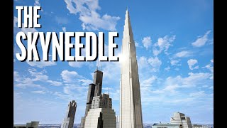 The MiglinBeitler Skyneedle in my 3d Chicago model [upl. by Ambie]