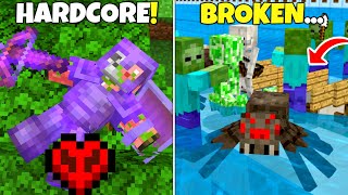 BIG NEW FEATURES HARDCORE Mob Farms BROKEN 100 TNT amp More Minecraft 121 Update [upl. by Zenitram]