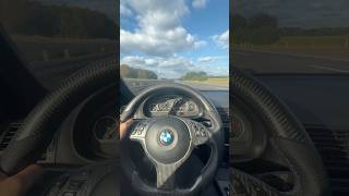 BMW E46 318i POV Autobahn Drive Carbon Steering Wheel Bmw E46 Driving Pov [upl. by Dacey]