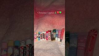 Adorable Lippies ❤️💚🎄happyholidays lipgloss lipbalm lippies holidays girlygirl [upl. by Maureene]