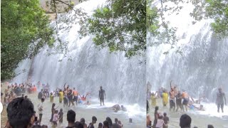 Anachadykuth vellachattam waterfall swimming bathing waterpark onedaytrip travel viralvideo [upl. by Koetke]