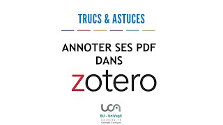 Astuce Zotero 7  PDF 1 Annotation [upl. by Annailuj]