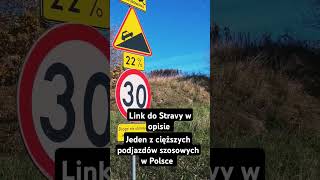 Jeden z cięższych podjazdów szosowych dla kolarzy w Polsce cyclinglife [upl. by Trude]