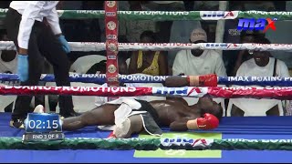 James Nortey loses to George Faho Mensah via TKO  Bel7StarGhanaProfessionalBoxingLeague  FN8 [upl. by Renferd283]