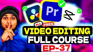 Complete VIDEO EDITING COURSE Beginner to PRO Tutorials Adobe premiere pro [upl. by Yevreh]