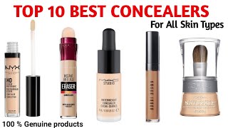 Top 10 Best Concealer With Price  Concealer For All Skin Types [upl. by Poucher]