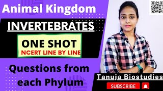 Animal Kingdom  Invertebrates  One shot  Complete NCERT  Non Chordates  Class 11 Biology NEET [upl. by Vick447]