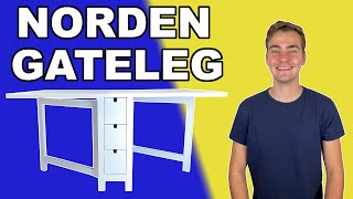 Easy To Follow  NORDEN GATELEG Table IKEA Tutorial [upl. by Amling]