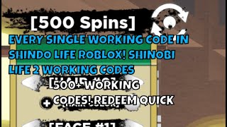 NEW EVERY SINGLE WORKING CODE IN SHINDO LIFE ROBLOX USE QUICK BEFORE EXPIRE  Shinobi Life 2 [upl. by Roderigo]