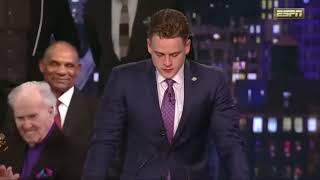 Joe Burrow Speech  2019 Heisman Trophy Ceremony [upl. by Orag505]