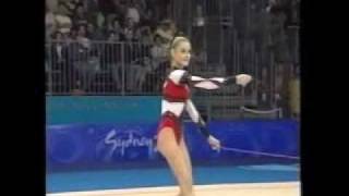 Yulia Barsukova Rope Qualification Round Sydney 2000 [upl. by Kraul]