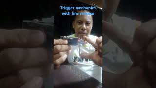 Reverse trigger mechanism with line release [upl. by Anilys]