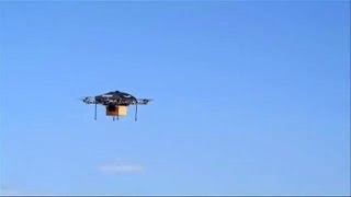 Amazon dévoile un projet de minidrones pour des livraisons [upl. by Kelcy]