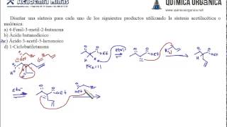 Síntesis acetilacética Ejercicios [upl. by Assetniuq961]