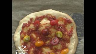 Low Carb Pizza Rocket  Low Carb Pizzateig schnell und einfach [upl. by Elitnahc]