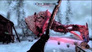 Skyrim Revered Dragon Fight [upl. by Aseela]