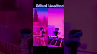 Edited VS unedited roblox robloxedit [upl. by Adnarim]