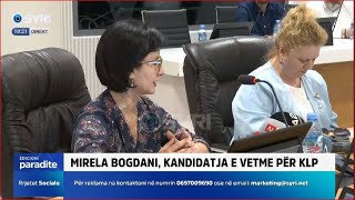 Mblidhet KLP për zgjedhjen e kreut të ri Mirela Bogdani kandidatja e vetme 07062024 [upl. by Ruelu739]