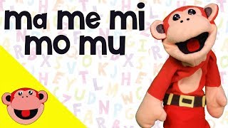 Sílabas ma me mi mo mu  El Mono Silabo  Videos Infantiles  Educación para Niños en Español [upl. by Finer]