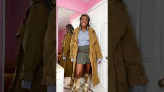 3 Ways To Style a Trenchcoat  Pretty Little Thing Fall Outfit Ideas 🍁 [upl. by Borman]